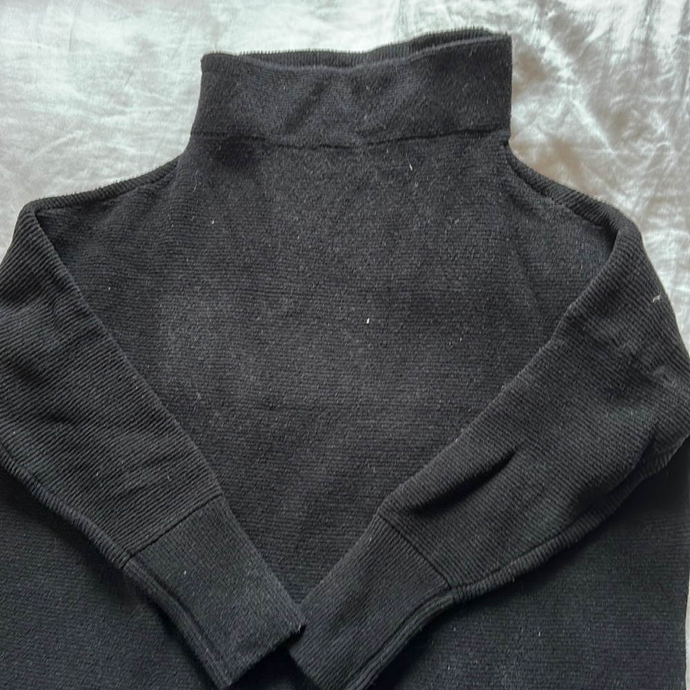 Free People NWT Black Ottoman tunic - size S